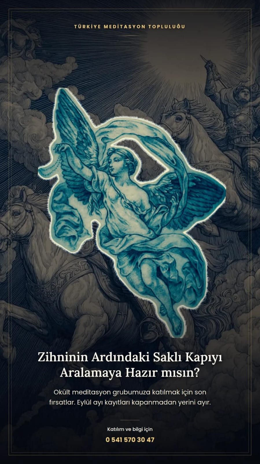 Türkiye Meditasyon Topluluğu okült meditasyon grubu afişi